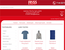 Tablet Screenshot of feiss.ee