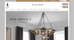 Desktop Screenshot of feiss.com
